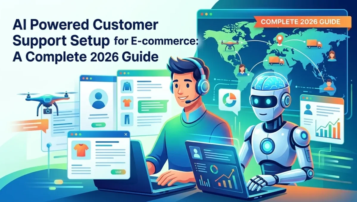 AI powered customer support setup for ecommerce