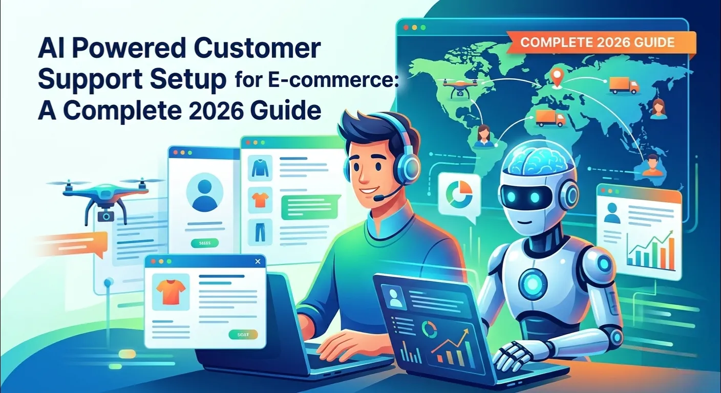 AI powered customer support setup for ecommerce
