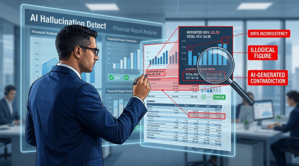 How to Spot AI Hallucination in Financial Reports