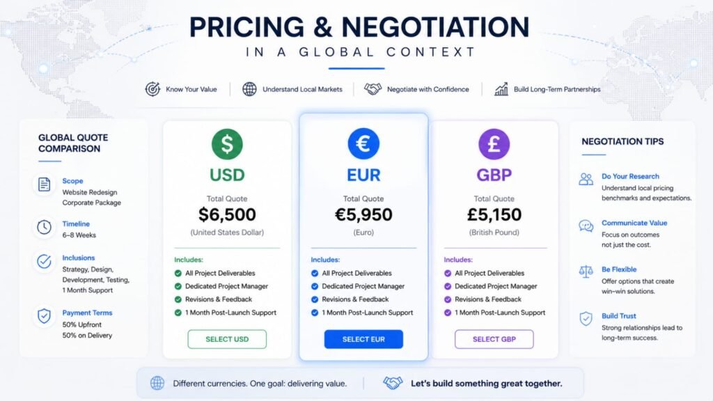 Pricing and Negotiation in a Global Context