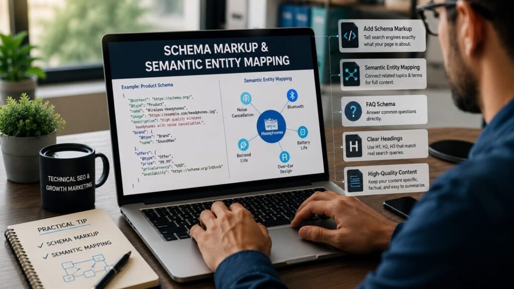 Schema Mark up & Semantic Entity Mapping